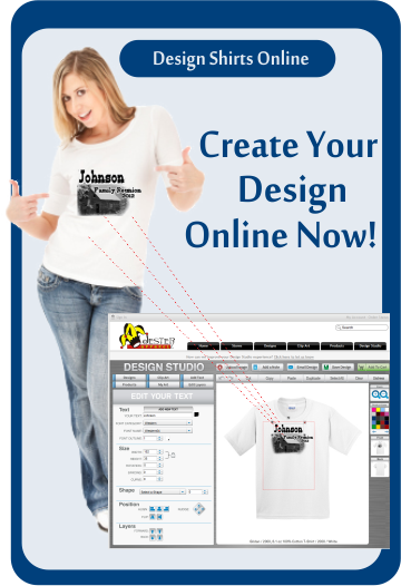 Design custom t-shirts online